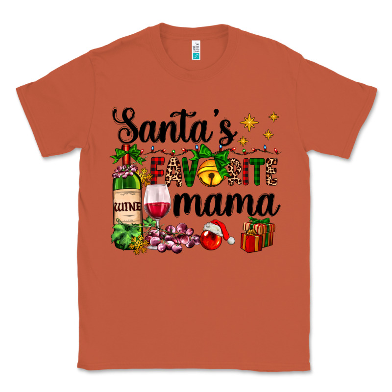 Santa's Favorite Mama Classic Tee by AdoDesignShop | Teevron