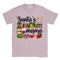 Lilac santa's favorite mama Classic Tee - AdoDesignShop