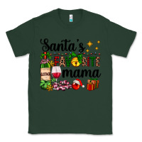 Sports Green santa's favorite mama Classic Tee - AdoDesignShop