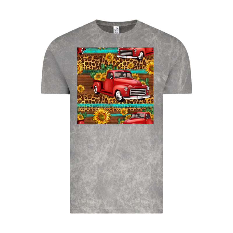 Western Farm Truck Seamless Pattern Vintage Tee by HRA Design Shop | Teevron