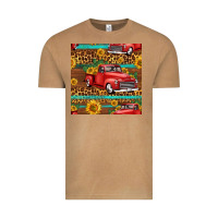 Vintage Camel western farm truck seamless pattern Vintage Tee - HRA Design Shop