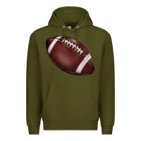 Army Green football Premium Hoodie - BarkalooDesign