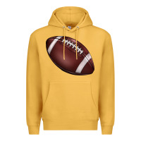 Mustard football Premium Hoodie - BarkalooDesign