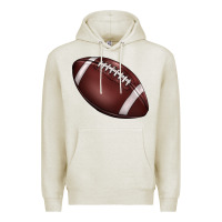 Oatmeal Heather football Premium Hoodie - BarkalooDesign