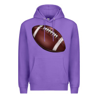 Purple football Premium Hoodie - BarkalooDesign