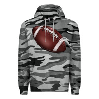 Slate Camo football Premium Hoodie - BarkalooDesign