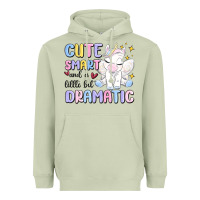 Matcha cute smart and a little bit dramatic Heavyweight Hoodie - MaliasSmallBusiness