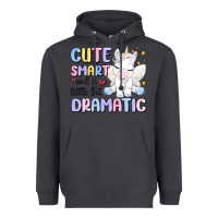 Smoke cute smart and a little bit dramatic Heavyweight Hoodie - MaliasSmallBusiness