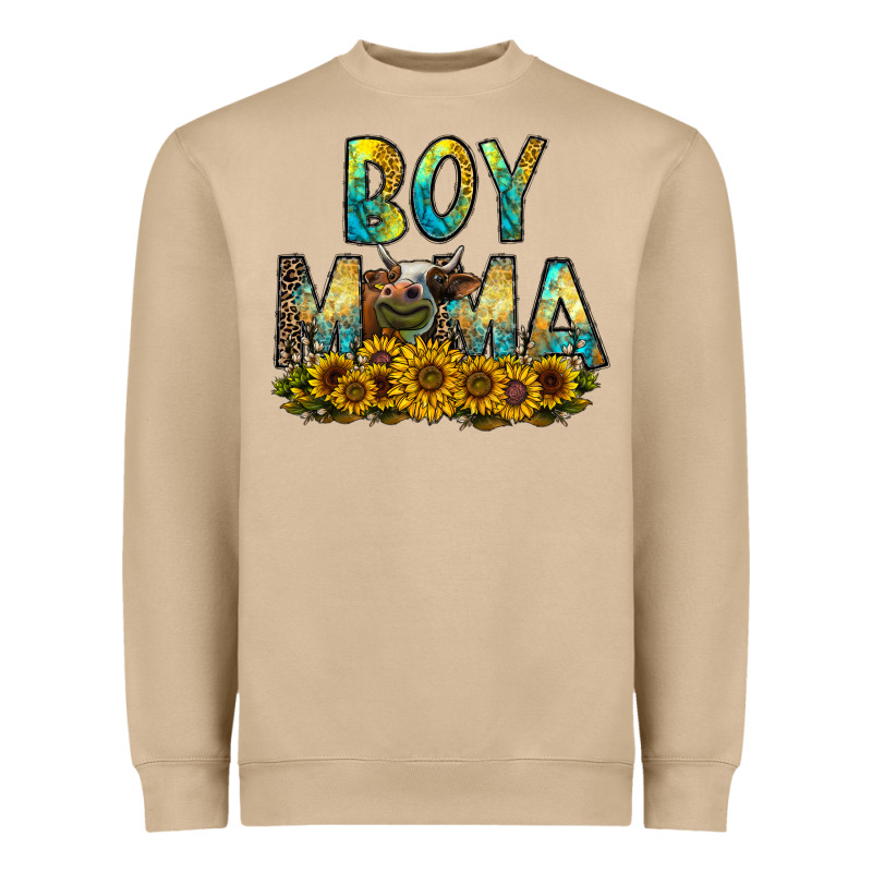 Boy Mama Heavyweight Sweatshirt by CowhideDigitalArt | Teevron