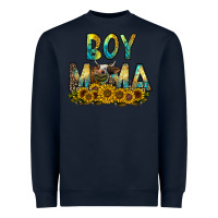 Navy boy mama Heavyweight Sweatshirt - CowhideDigitalArt