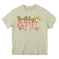 Mossy Birthday girl balloon Heavy Core Tee - Artiststas