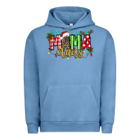 Pigment Pebble Blue mama claus Urban Hoodie - texasbilliewilder