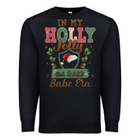 Black in my holly jolly babe era Premium Sweatshirt - MaliasSmallBusiness