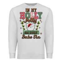 Dove Grey in my holly jolly babe era Premium Sweatshirt - MaliasSmallBusiness