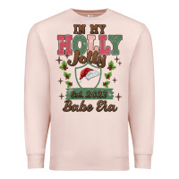 Pale Pink in my holly jolly babe era Premium Sweatshirt - MaliasSmallBusiness
