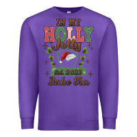 Purple in my holly jolly babe era Premium Sweatshirt - MaliasSmallBusiness