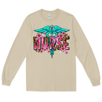 Mushroom floral nurse Long Sleeve Tee - AdoDesignShop
