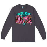 Smoke floral nurse Long Sleeve Tee - AdoDesignShop