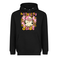 Black holly jolly dude Heavyweight Hoodie - MaliasSmallBusiness