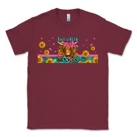 Burgundy just a little moody long haired cow Classic Tee - Jasminsmagicworld