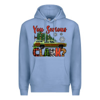 Colony Blue you serious clark christmas vacation car Premium Hoodie - Jasminsmagicworld