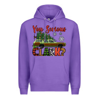 Purple you serious clark christmas vacation car Premium Hoodie - Jasminsmagicworld