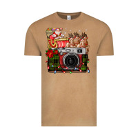 Vintage Camel Christmas Santa Vintage Camera Vintage Tee - FaDigitalArtStudio