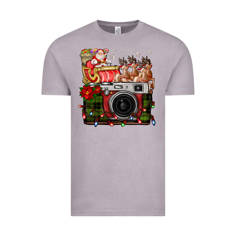 Christmas Santa Vintage Camera Vintage Tee by FaDigitalArtStudio | Teevron