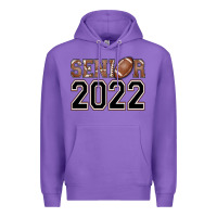 Purple senior football Premium Hoodie - AdoDesignShop