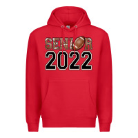 Red senior football Premium Hoodie - AdoDesignShop