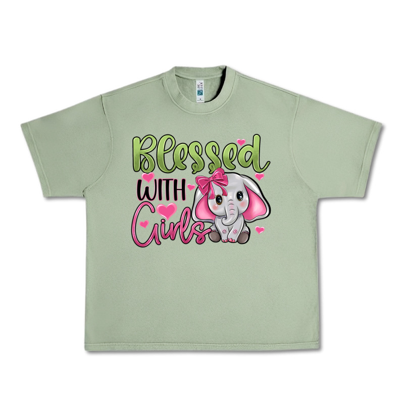 Blessed With Girls Urban Heavy Tee by JahusDesignShop | Teevron