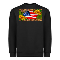 Black usa flag and cactus license plate Heavyweight Sweatshirt - HRA Design Shop