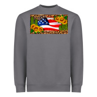 Storm usa flag and cactus license plate Heavyweight Sweatshirt - HRA Design Shop
