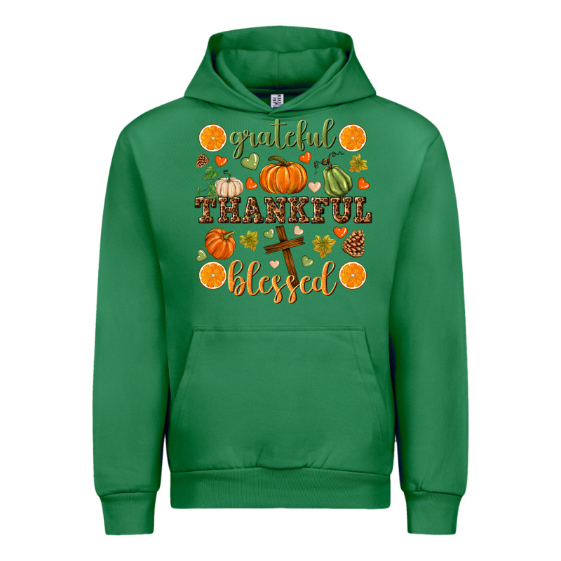 Grateful Thankful Blessed Urban Hoodie by NancyCooperArtShop | Teevron