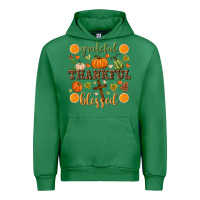 Emerald Grateful thankful blessed Urban Hoodie - NancyCooperArtShop