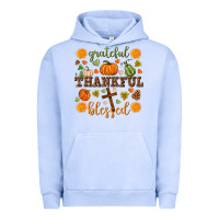 Pigment Grape Ice Grateful thankful blessed Urban Hoodie - NancyCooperArtShop