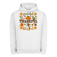 Pigment Lunar Rock Grateful thankful blessed Urban Hoodie - NancyCooperArtShop