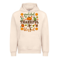 Sandshell Grateful thankful blessed Urban Hoodie - NancyCooperArtShop
