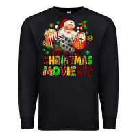 Black this is my christmas movie watching blanket Premium Sweatshirt - MaliasSmallBusiness
