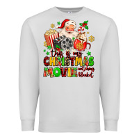 Dove Grey this is my christmas movie watching blanket Premium Sweatshirt - MaliasSmallBusiness