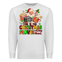 Oatmeal Heather this is my christmas movie watching blanket Premium Sweatshirt - MaliasSmallBusiness