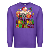 Purple this is my christmas movie watching blanket Premium Sweatshirt - MaliasSmallBusiness