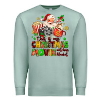 Seafoam this is my christmas movie watching blanket Premium Sweatshirt - MaliasSmallBusiness