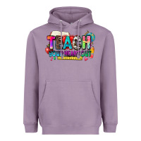 Lavender teach your heart out Heavyweight Hoodie - NancyCooperArtShop