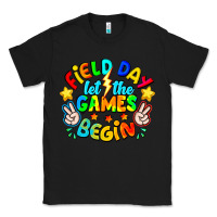 Black Field Day Let The Games Begin Classic Tee - CowhideDigitalArt