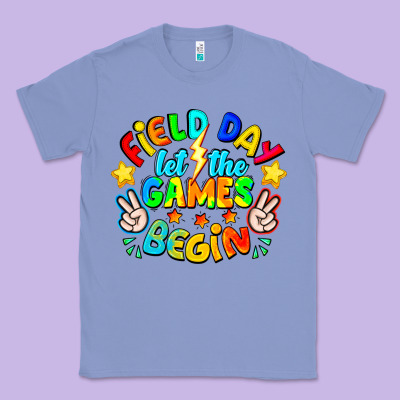 Field Day Let The Games Begin Classic Tee Designed By Cowhidedigitalart