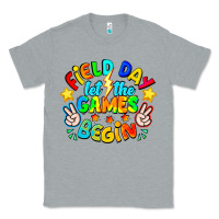 Heather Grey Field Day Let The Games Begin Classic Tee - CowhideDigitalArt
