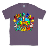 Lavender Field Day Let The Games Begin Classic Tee - CowhideDigitalArt