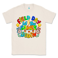 Natural Field Day Let The Games Begin Classic Tee - CowhideDigitalArt