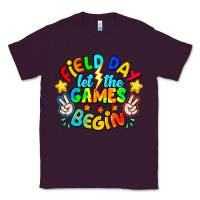 Plum Field Day Let The Games Begin Classic Tee - CowhideDigitalArt
